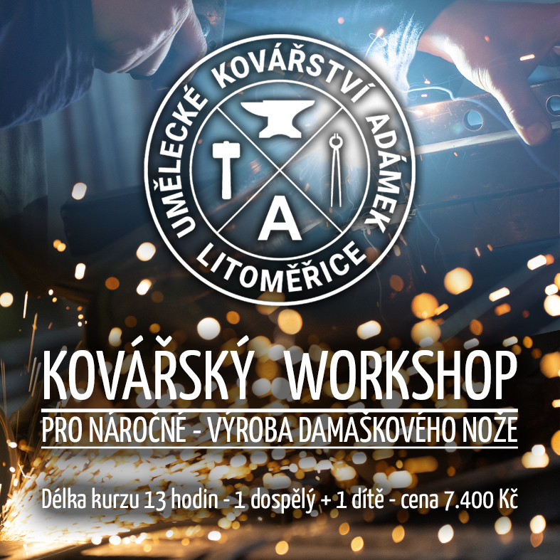 Kovářský workshop pro náročné - poukaz - dospělý + dítě
