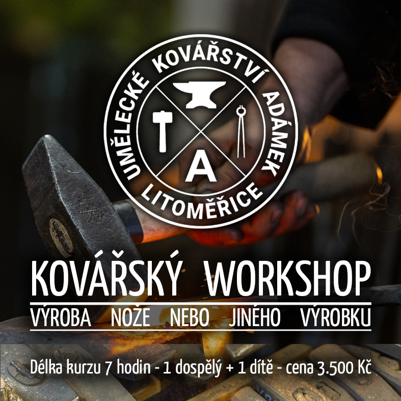 Krátký kovářský kurz - poukaz - dospělý + dítě
